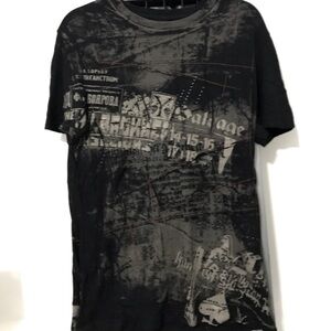 Vintage Salvage Black Graphic Tee